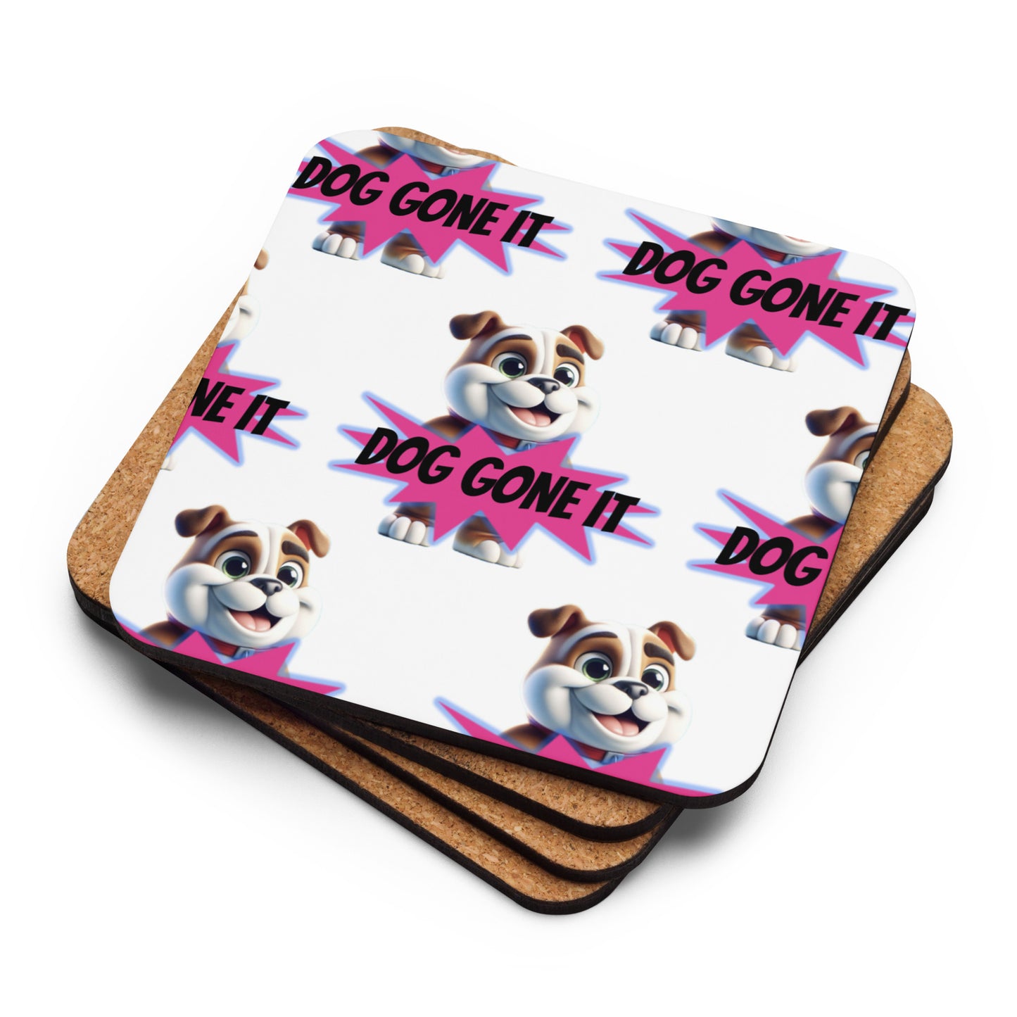 Cork-back coaster