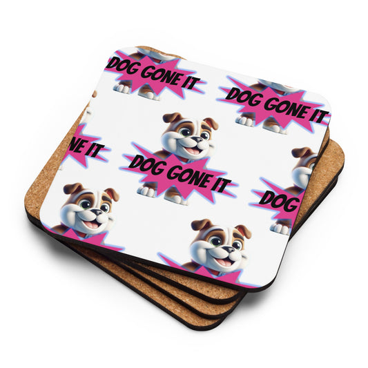 Cork-back coaster